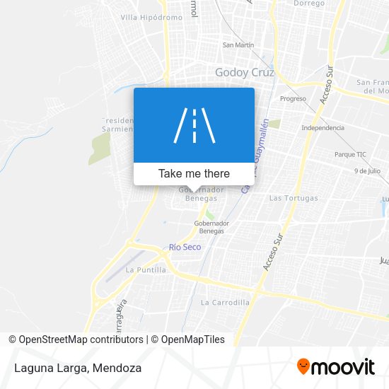 Mapa de Laguna Larga