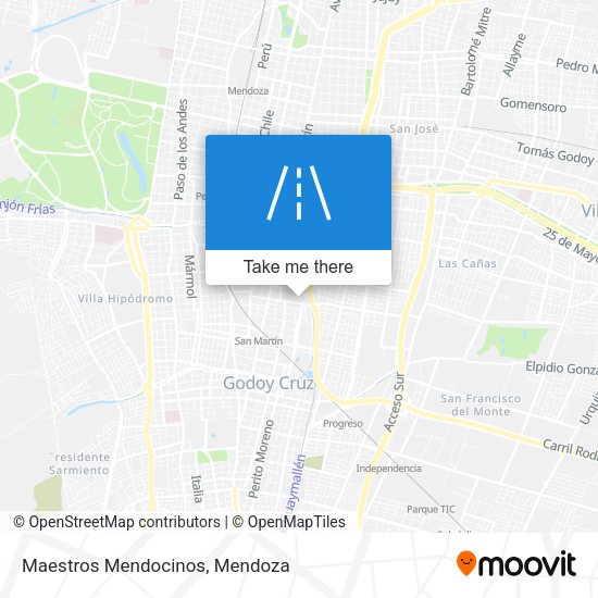 Mapa de Maestros Mendocinos