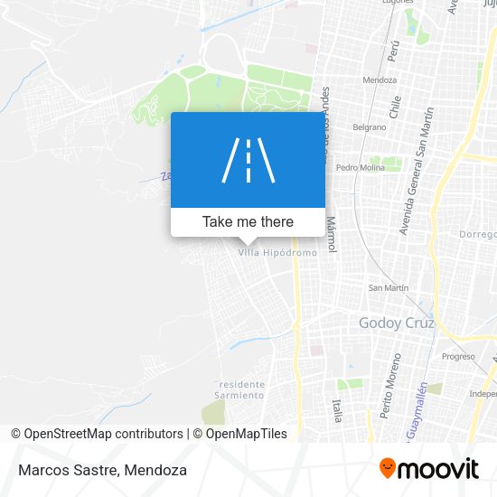 Mapa de Marcos Sastre