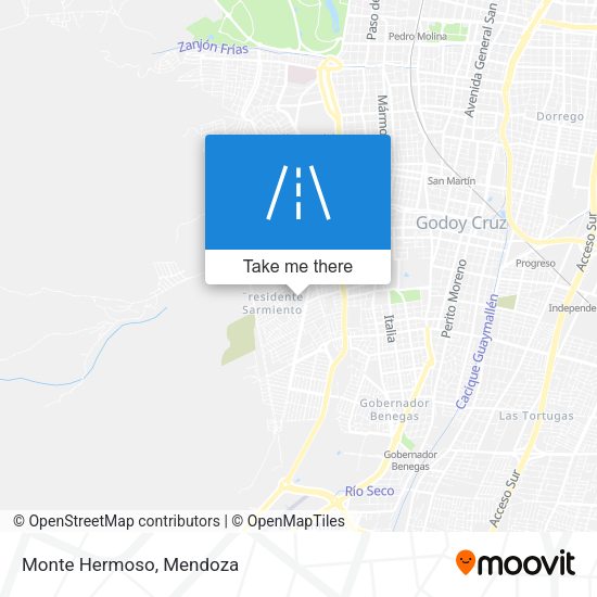 Monte Hermoso map