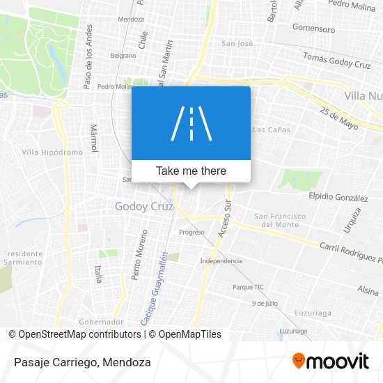 Mapa de Pasaje Carriego