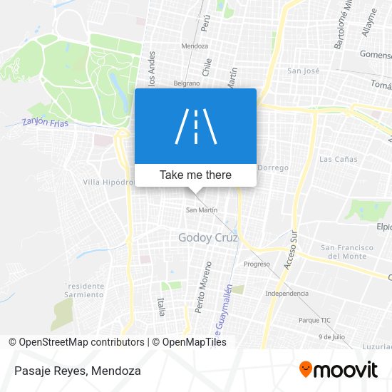 Mapa de Pasaje Reyes