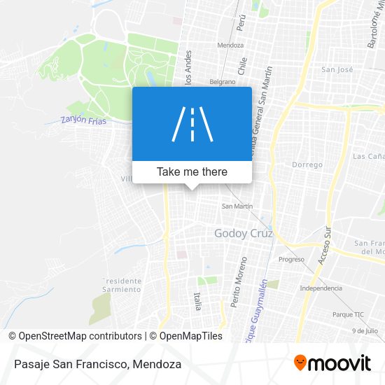 Pasaje San Francisco map