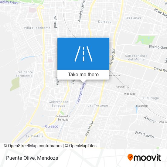 Mapa de Puente Olive