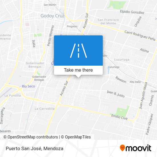 Mapa de Puerto San José