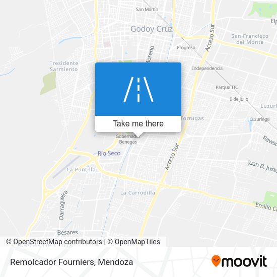 Remolcador Fourniers map