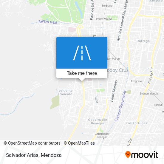 Mapa de Salvador Arias
