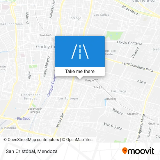 San Cristóbal map