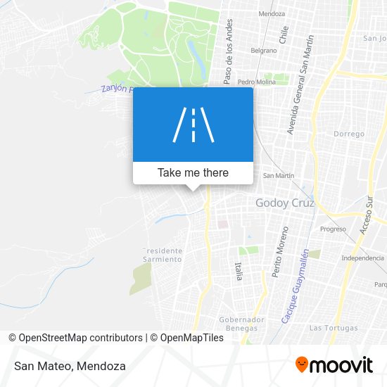 San Mateo map