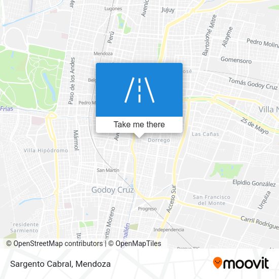 Mapa de Sargento Cabral
