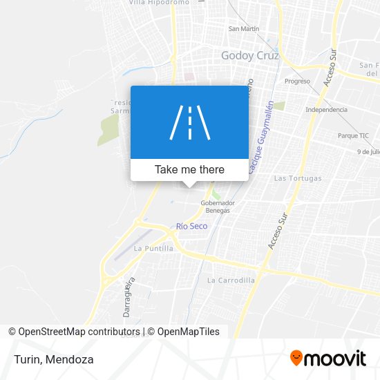 Mapa de Turin