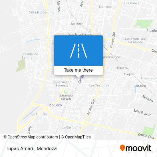 Mapa de Túpac Amaru