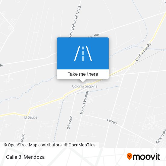 Calle 3 map