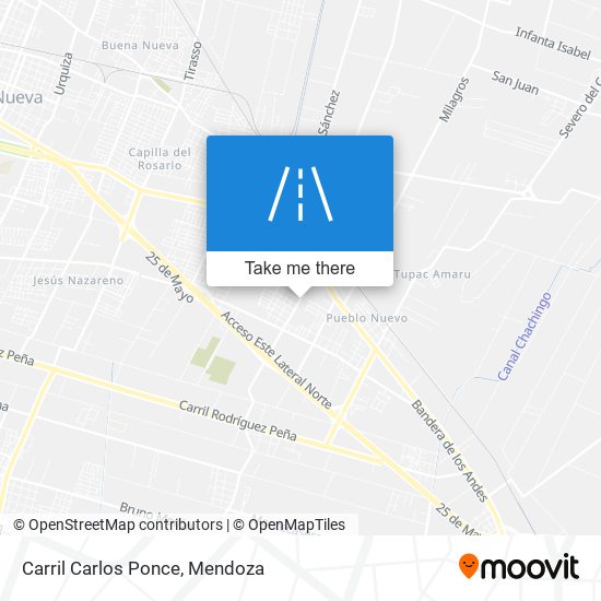 Carril Carlos Ponce map