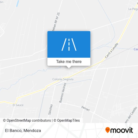 Mapa de El Banco