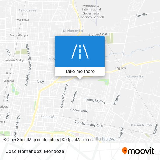 Mapa de José Hernández