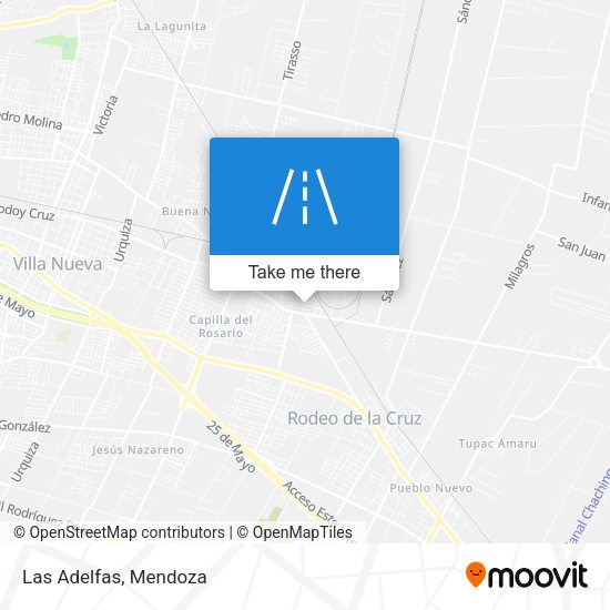 Mapa de Las Adelfas