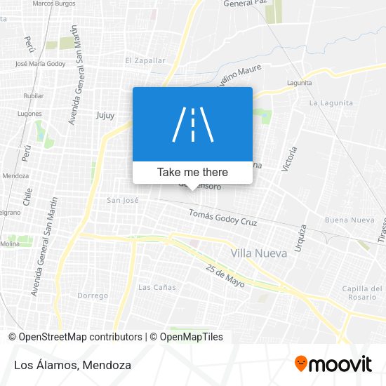 Mapa de Los Álamos