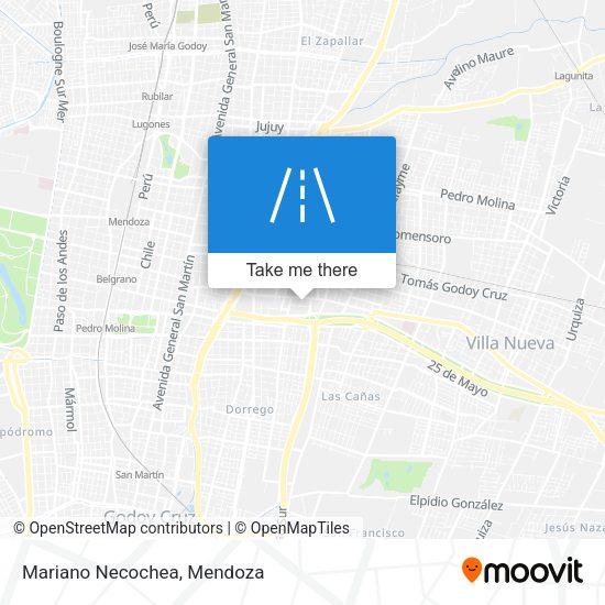 Mapa de Mariano Necochea