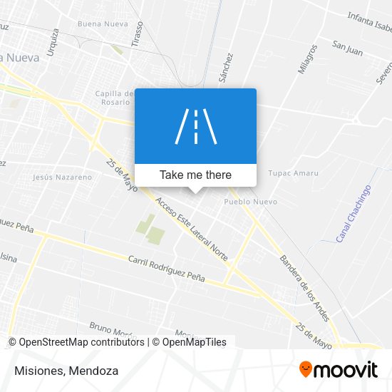 Misiones map