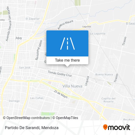 Mapa de Partido De Sarandí