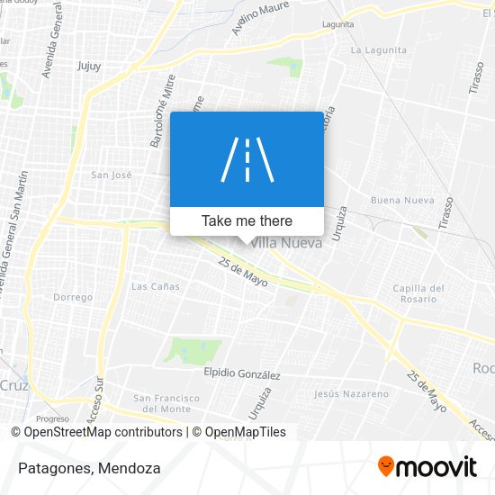 Mapa de Patagones