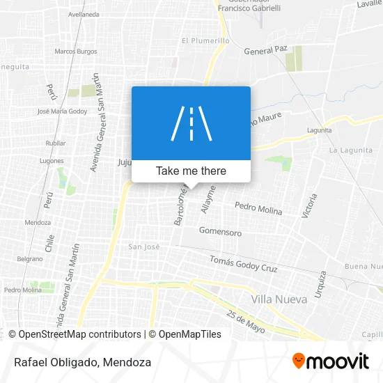 Rafael Obligado map