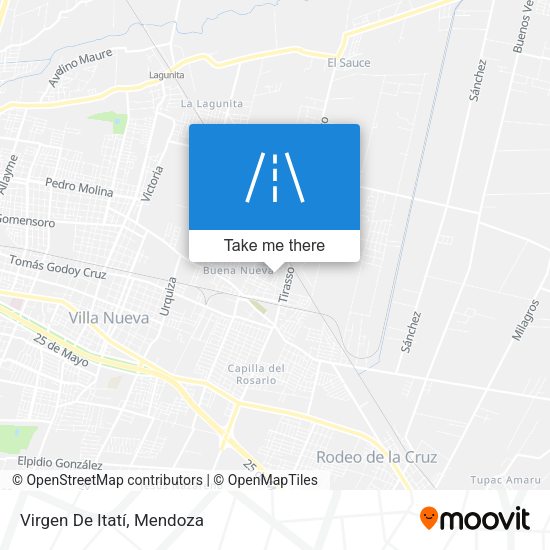 Virgen De Itatí map