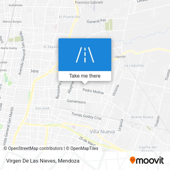 Mapa de Virgen De Las Nieves