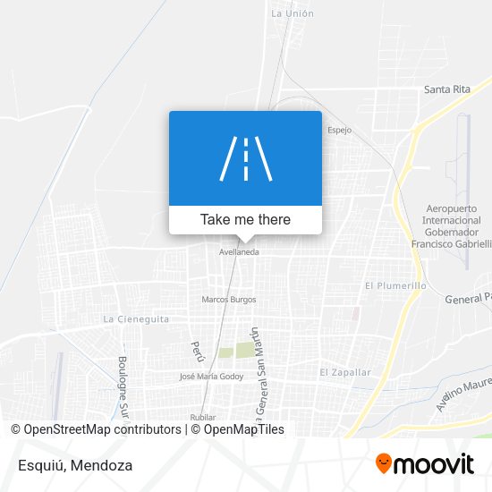 Mapa de Esquiú