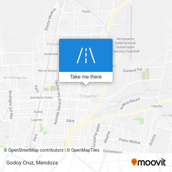 Mapa de Godoy Cruz