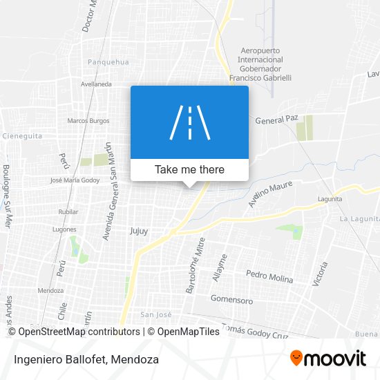 Mapa de Ingeniero Ballofet