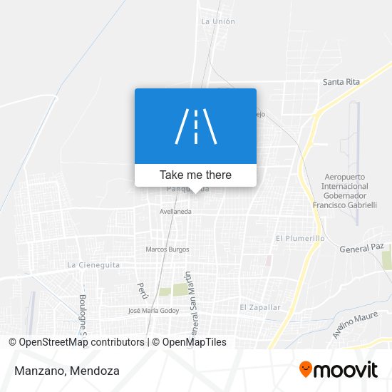 Mapa de Manzano