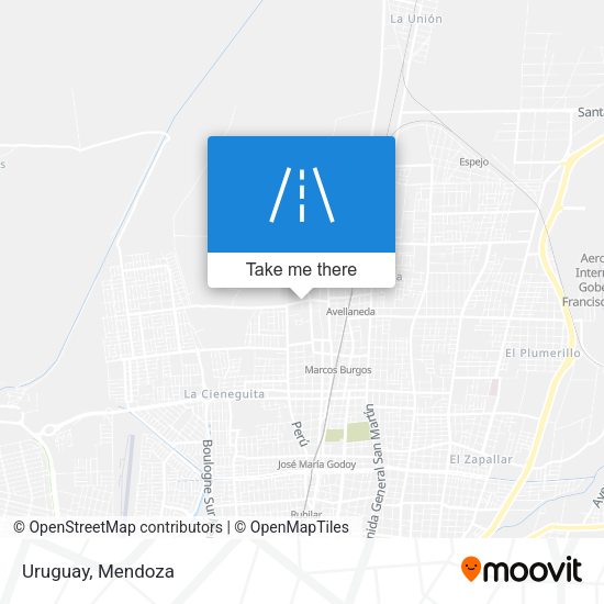 Mapa de Uruguay