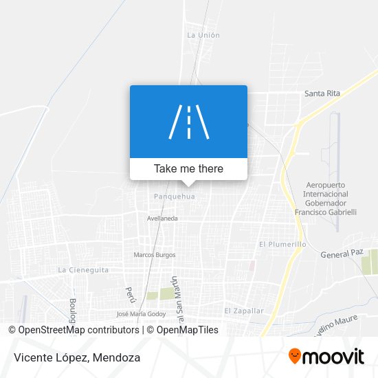 Mapa de Vicente López