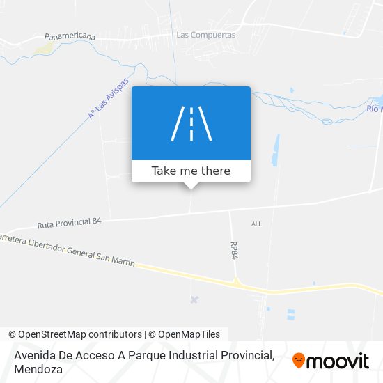 Avenida De Acceso A Parque Industrial Provincial map