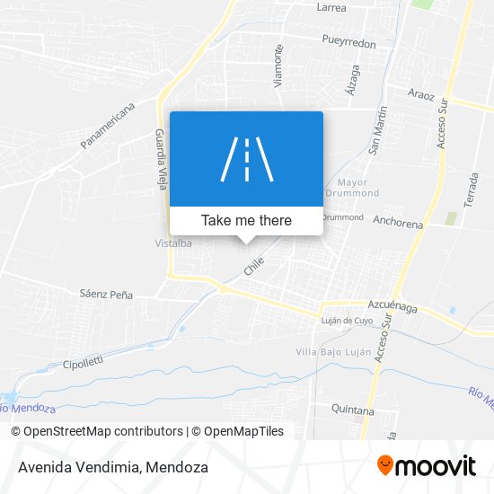 Avenida Vendimia map