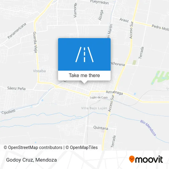 Mapa de Godoy Cruz