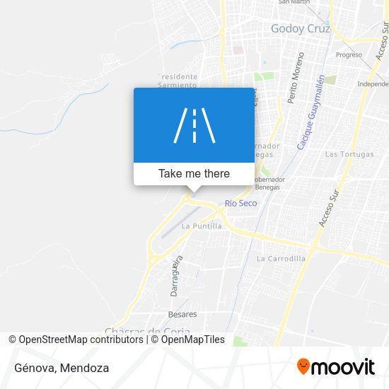 Mapa de Génova