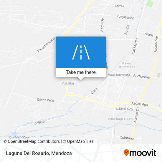 Mapa de Laguna Del Rosario