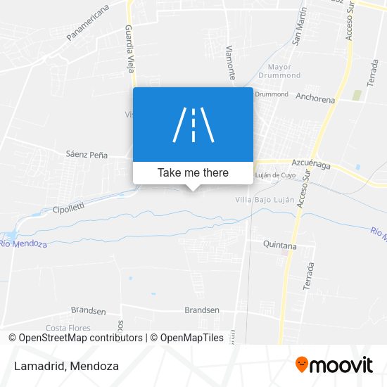 Mapa de Lamadrid