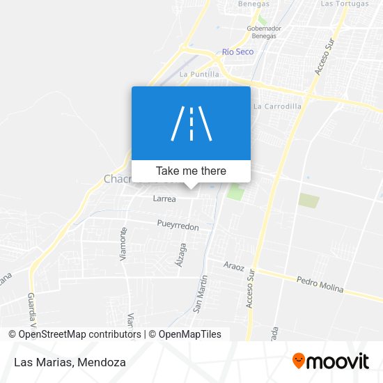 Mapa de Las Marias