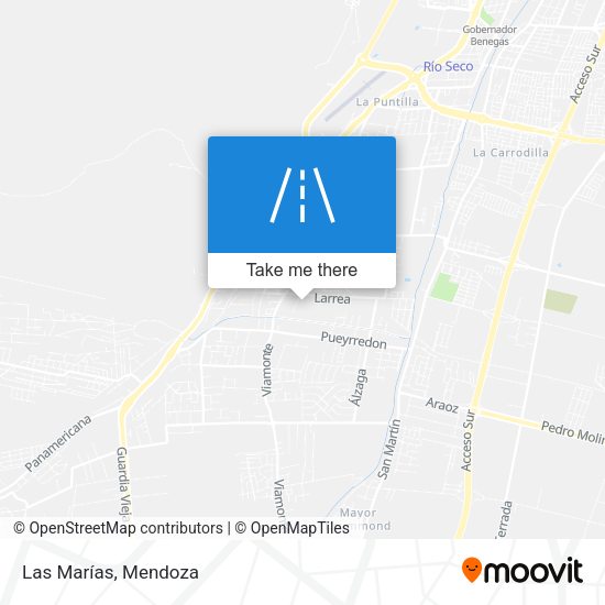Mapa de Las Marías