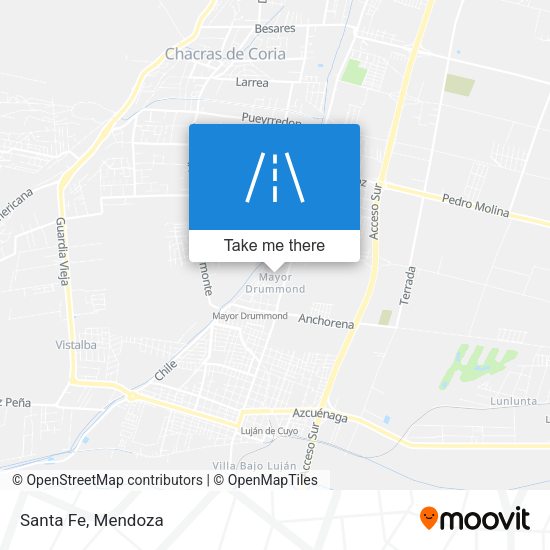 Mapa de Santa Fe