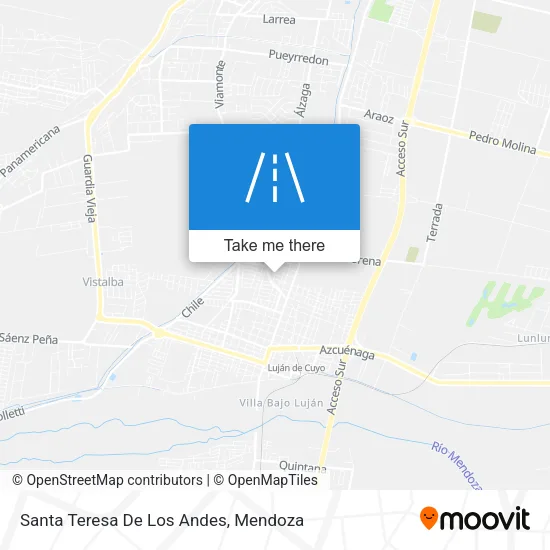 Santa Teresa De Los Andes map