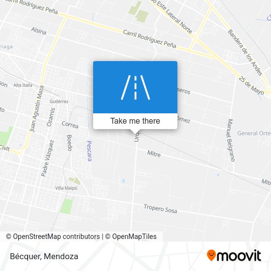 Mapa de Bécquer