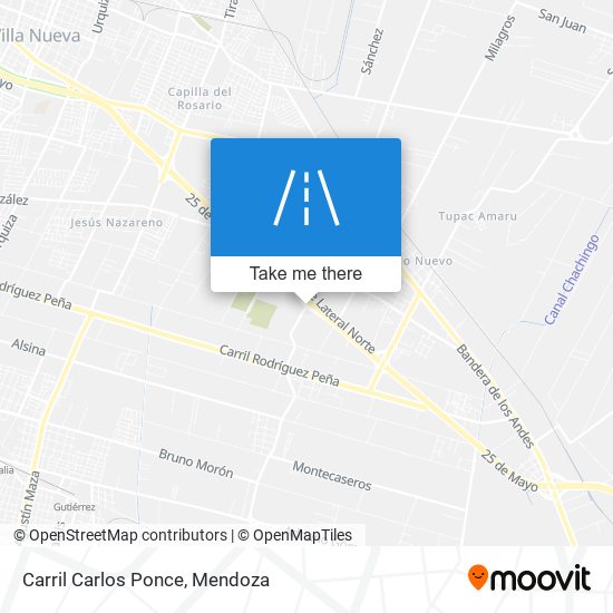Carril Carlos Ponce map