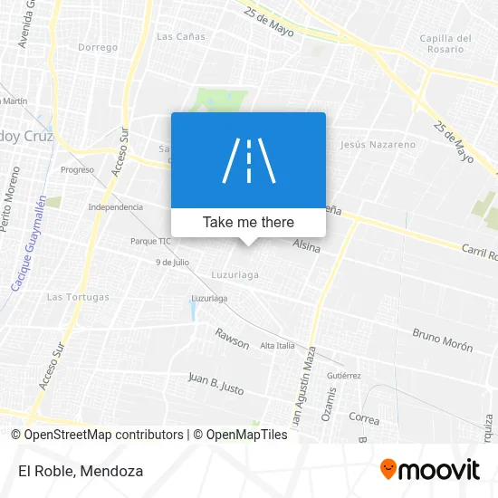 El Roble map