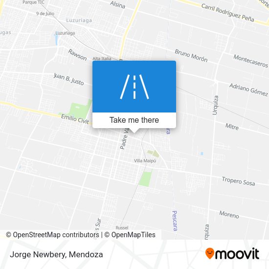 Mapa de Jorge Newbery