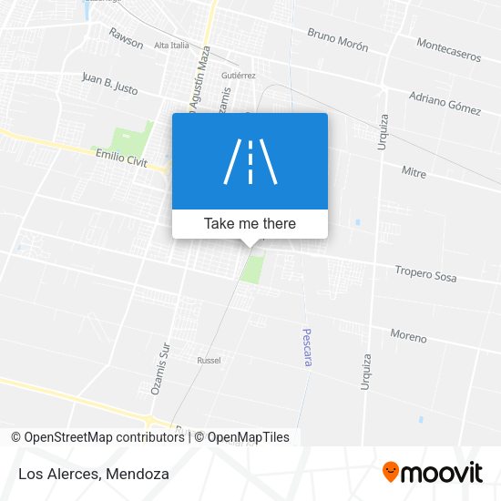 Mapa de Los Alerces
